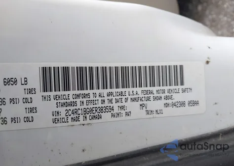 2014 Chrysler Town & Country Touring from USA, damaged, VIN 2C4RC1BG0ER383594